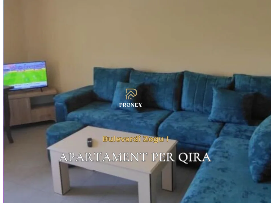 Tirane, jepet me qera apartament 2+1+Ballkon Kati 4, 80 m² 550 € (Bulevardi Zogu I)