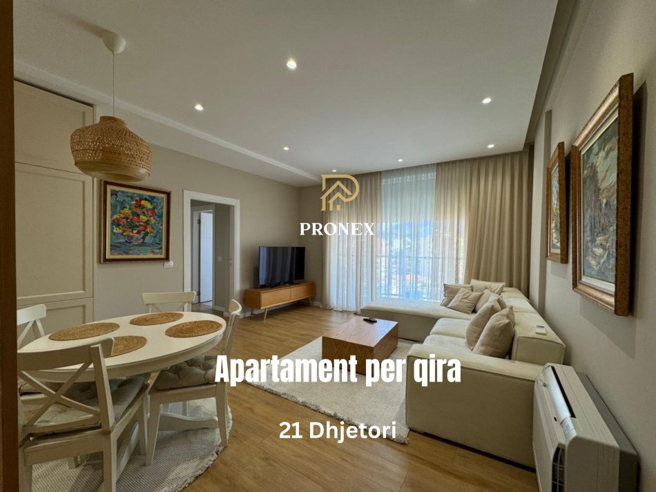 Tirane, jepet me qera apartament 2+1 Kati 7, 85 m² 1.200 € (21 Dhjetori)