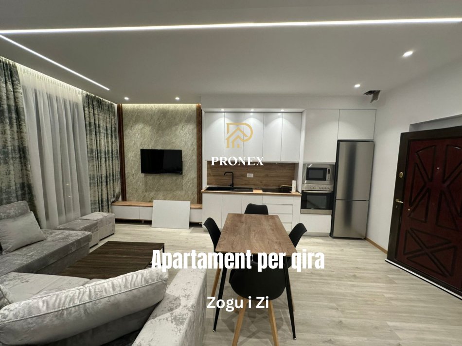 Tirane, jepet me qera apartament 1+1 Kati 7, 65 m² 600 € (Zogu i Zi)