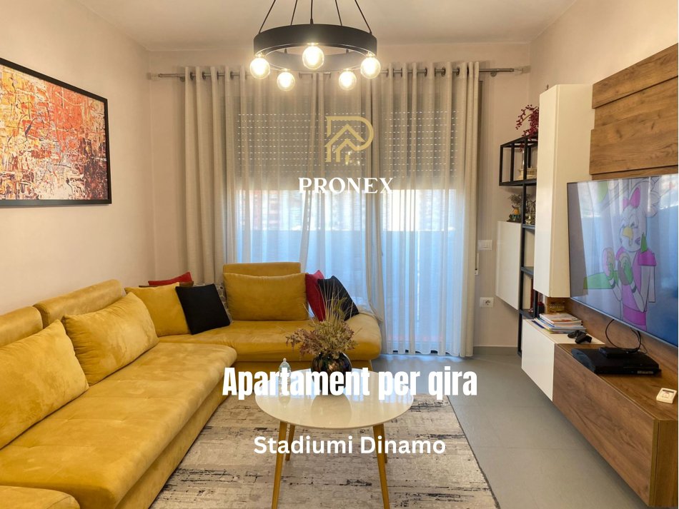Tirane, jepet me qera apartament 1+1+Ballkon Kati 7, 67 m² 900 € (Stadiumi Dinamo)