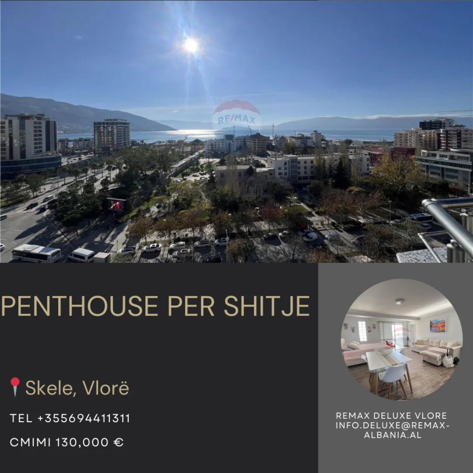 Vlore, shitet garsonier 1+1 Kati 10, 574 m² 130.000 € (Skele, Vlore)