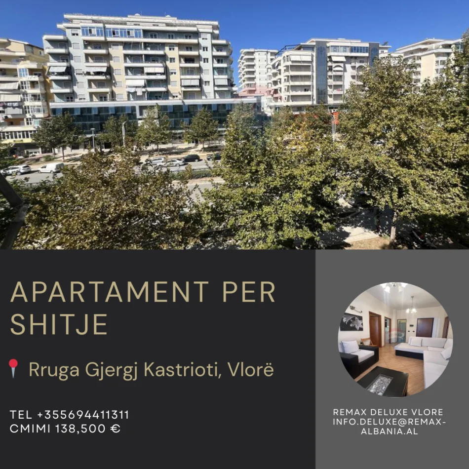 Vlore, shitet apartament Kati 4, 120 m² 138.500 € (Rruga Transballkanike, Vlorë (Përballë AZA))