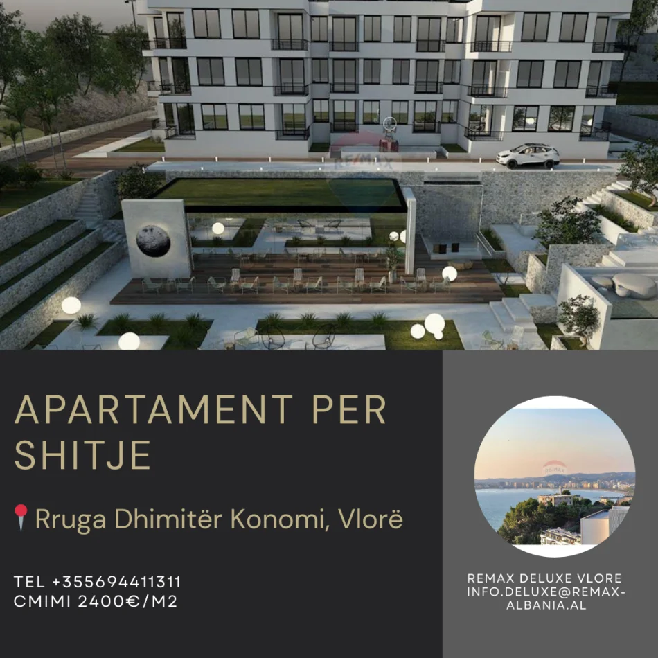 Vlore - Lungomare, shitet apartament 2+1 , 101 m² 243.360 € (Rruga Dhimitër Konomi, Vlore)