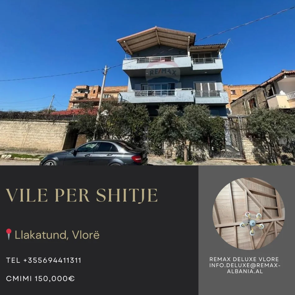 Vlore, shitet Vile 3 Katshe Kati 3, 150.000 € (Llakatunde, Shushice, Vlore)