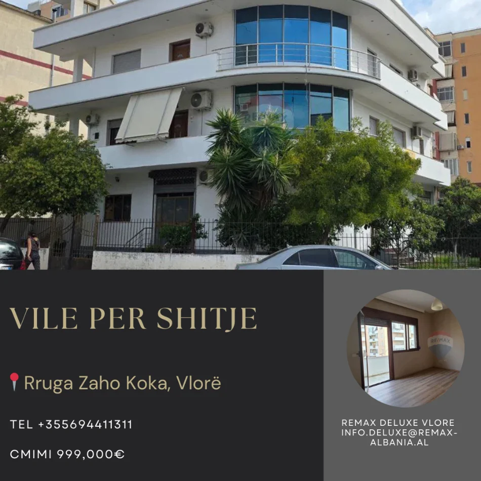 Vlore, shitet Vile 3 Katshe , 526 m² 999.000 € (Rruga Zaho Koka, Vlore)