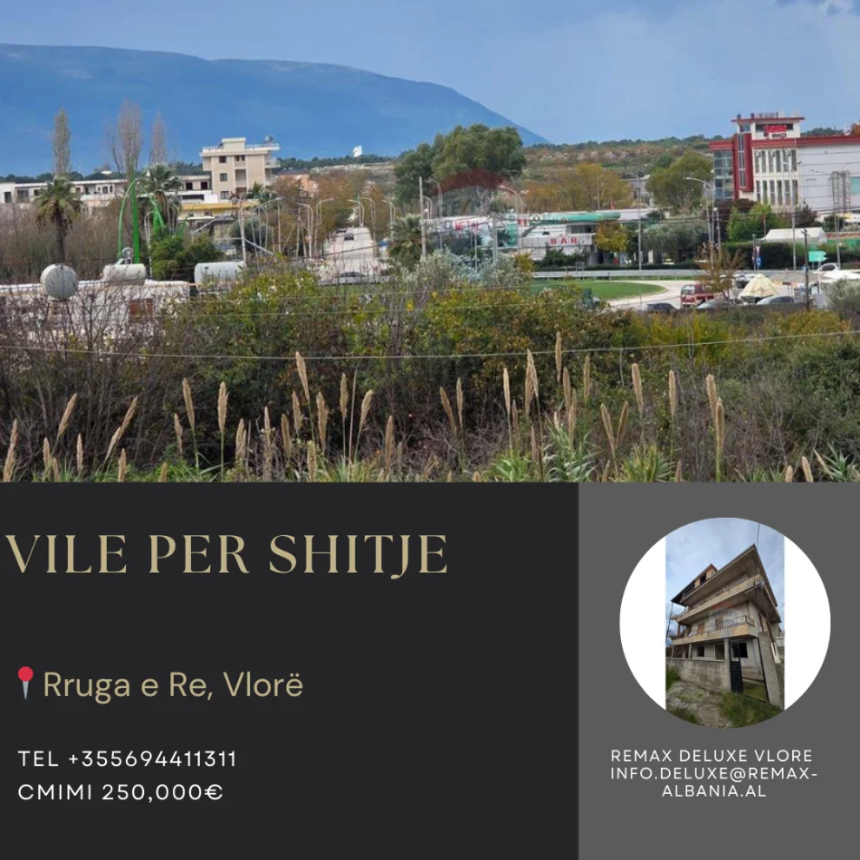 Vlore, shitet Vile 3 Katshe , 407 m² 250.000 € (Rruga e Re, Vlore)