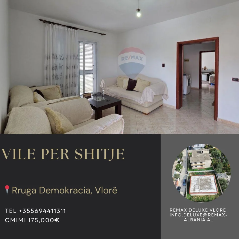 Vlore, shitet shtepi 2+1+Ballkon , 415 m² 175.000 € (Rruga e Re, Vlore)