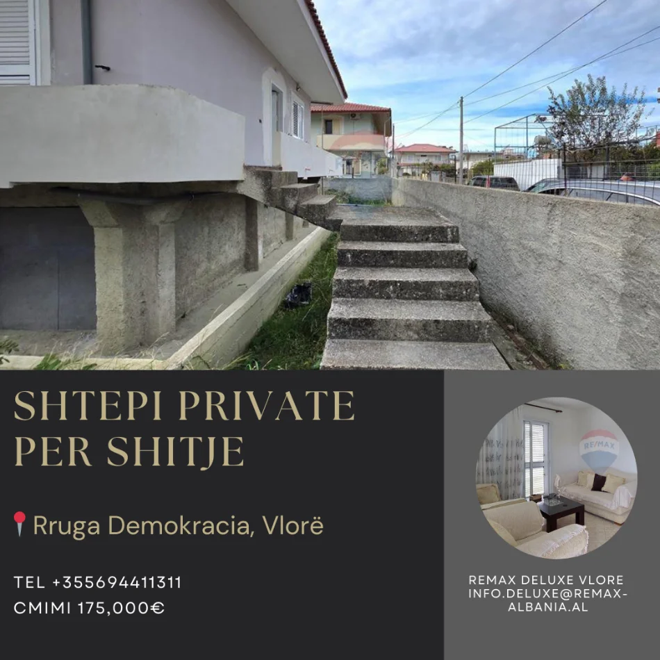 Vlore, shitet shtepi 2+1+Ballkon , 415 m² 175.000 € (Rruga e Re, Vlore)