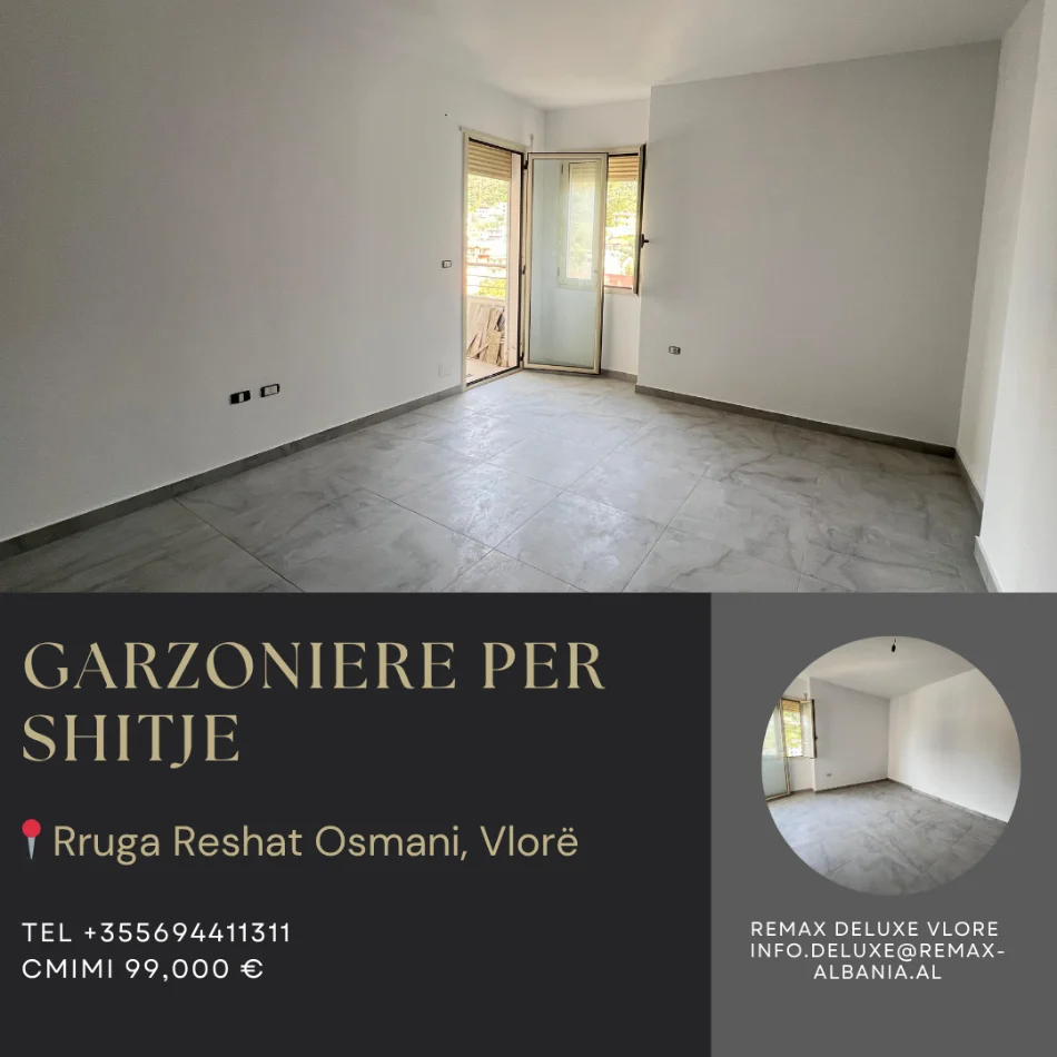 Vlore, shitet apartament 1+1 , 42 m² 99.000 € (Lungomare, Vlorë)