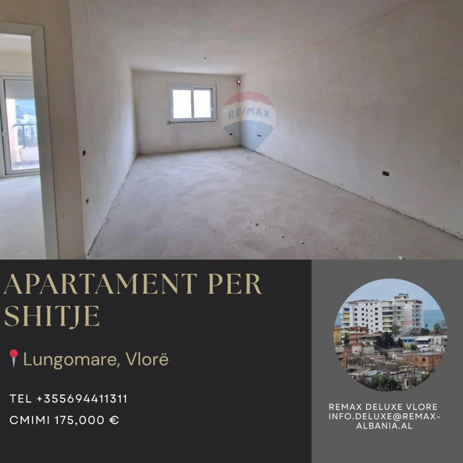 Vlore, shitet apartament 2+1+Ballkon Kati 8, 101 m² 175.000 € (Rruga Gjergj Kastrioti (Transballkanike), Vlorë)