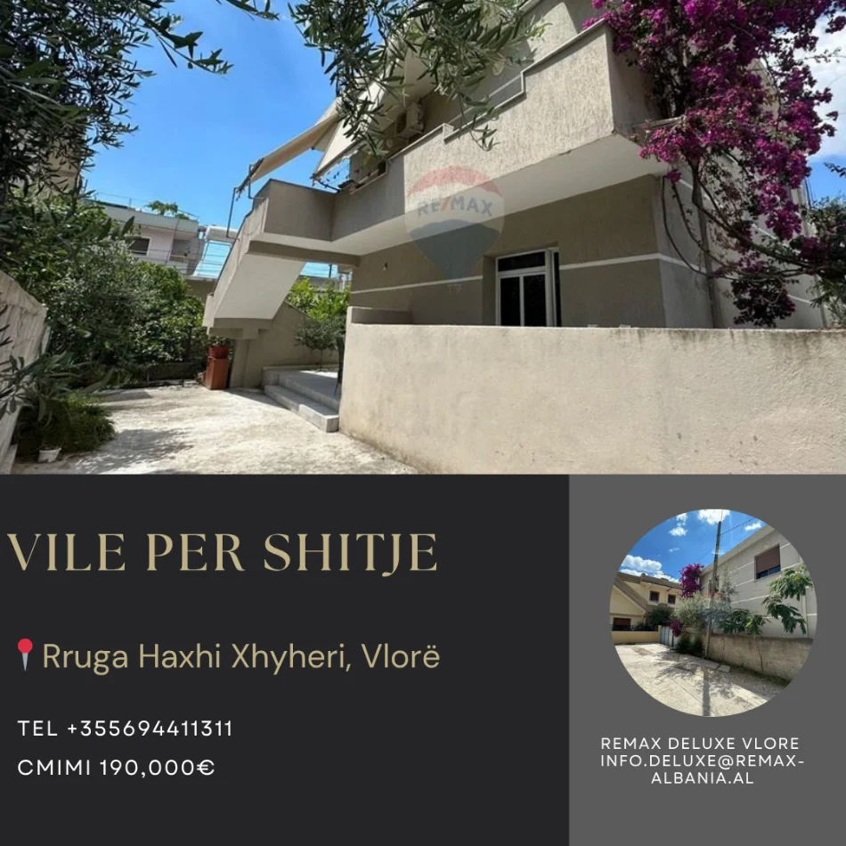 Vlore, shitet Vile 4+1 Kati 2, 200 m² 190.000 € (Rruga Haxhi Xhyherri, Vlore)
