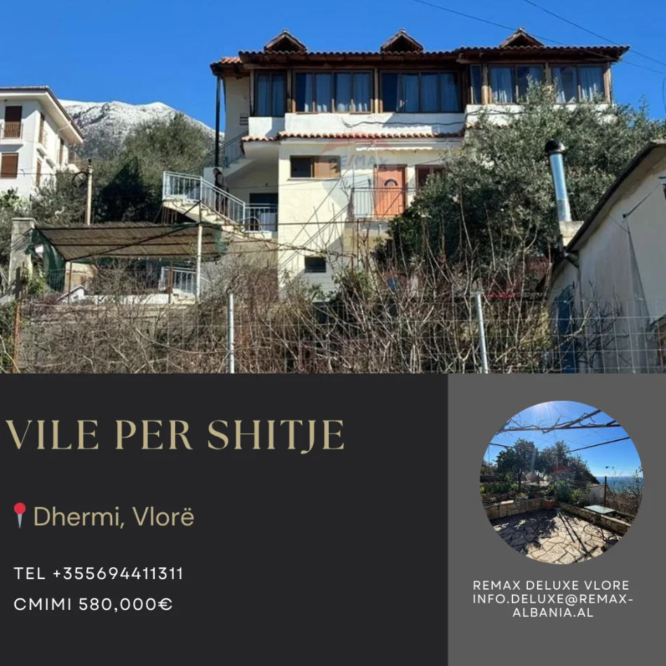 Dhermi - Palase, shitet Vile 3 Katshe Kati 3, 300 m² 580.000 € (Dhermi, Vlore)