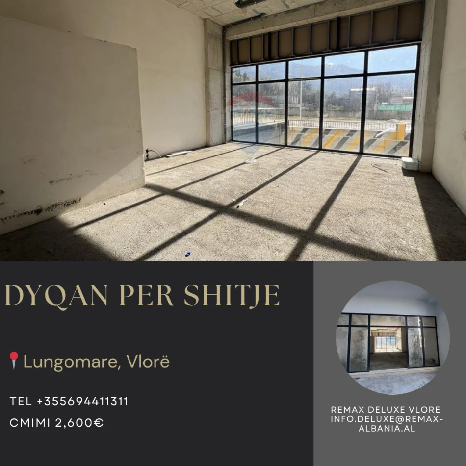 Vlore - Lungomare, shitet dyqan Kati 0, 67 m² 173.500 € (Lungomare, Vlorë)