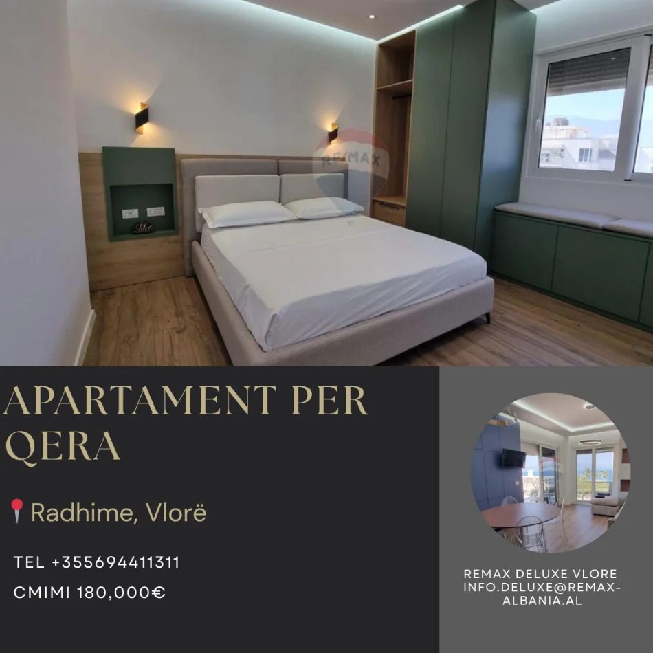 Shqiperi, shitet apartament 1+1 , 65 m² 180.000 € (Radhime, Vlore)