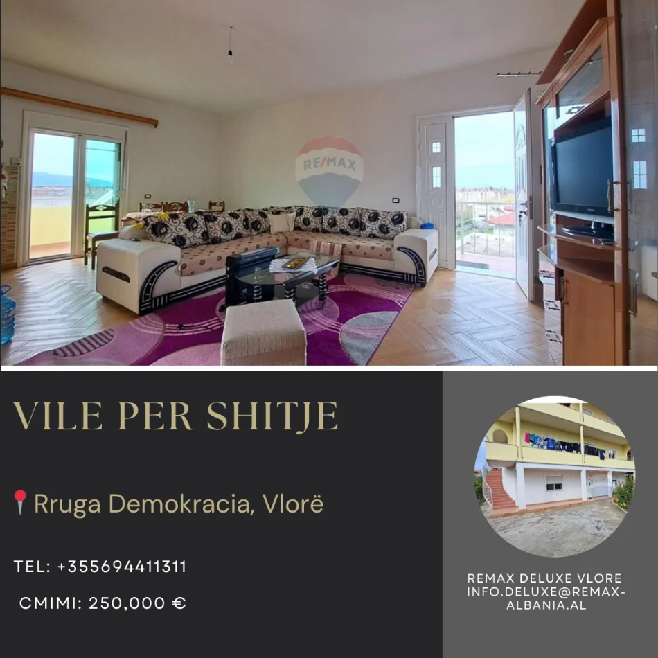 Vlore, shitet Vile 3 Katshe Kati 3, 391 m² 250.000 € (Rruga Demokracia, Vlore)