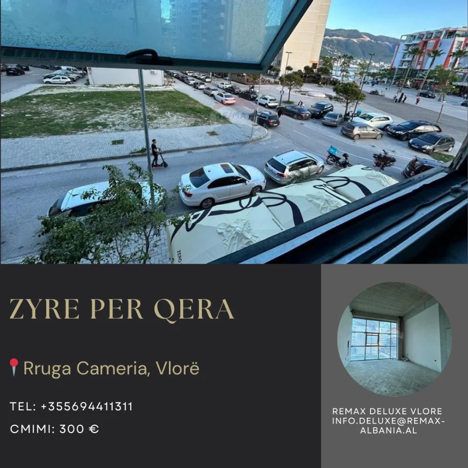 Vlore - Lungomare, jepet me qera zyre Kati 2, 40 m² 300 € (Rruga Cameria, Lungomare, Vlore)