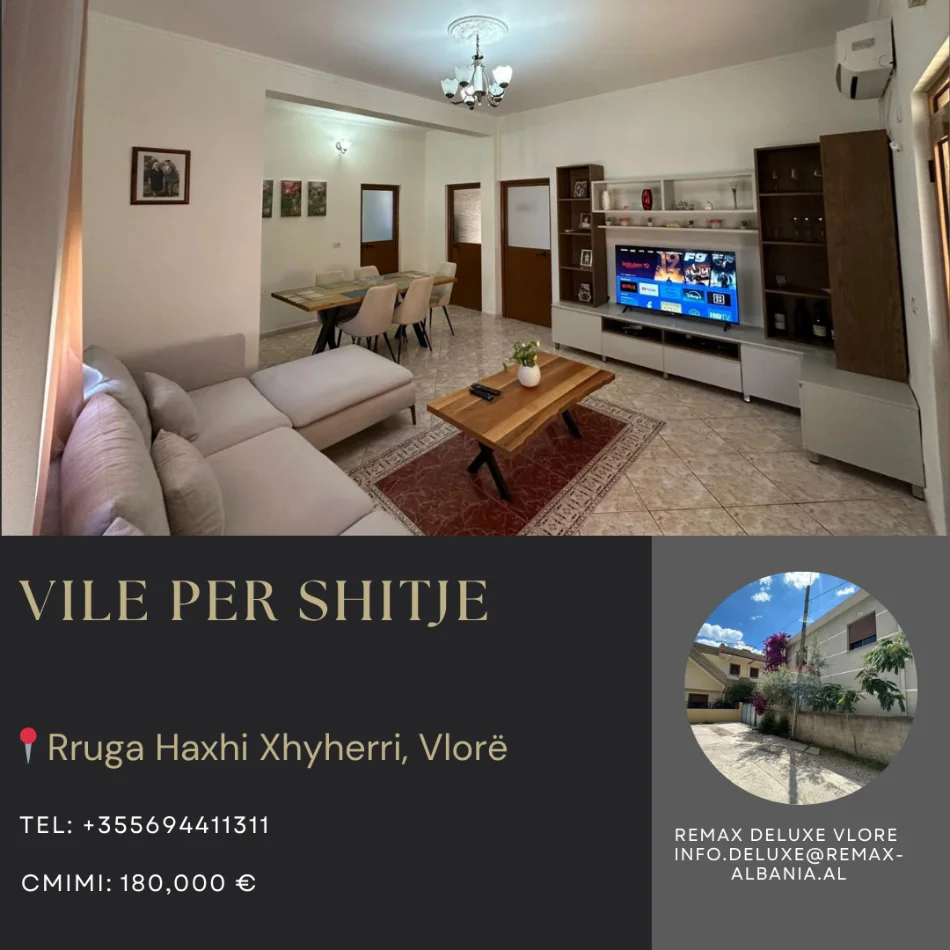 Vlore, shitet Vile 2 Katshe Kati 2, 200 m² 180.000 € (Rruga Haxhi Xhyherri, Vlore)