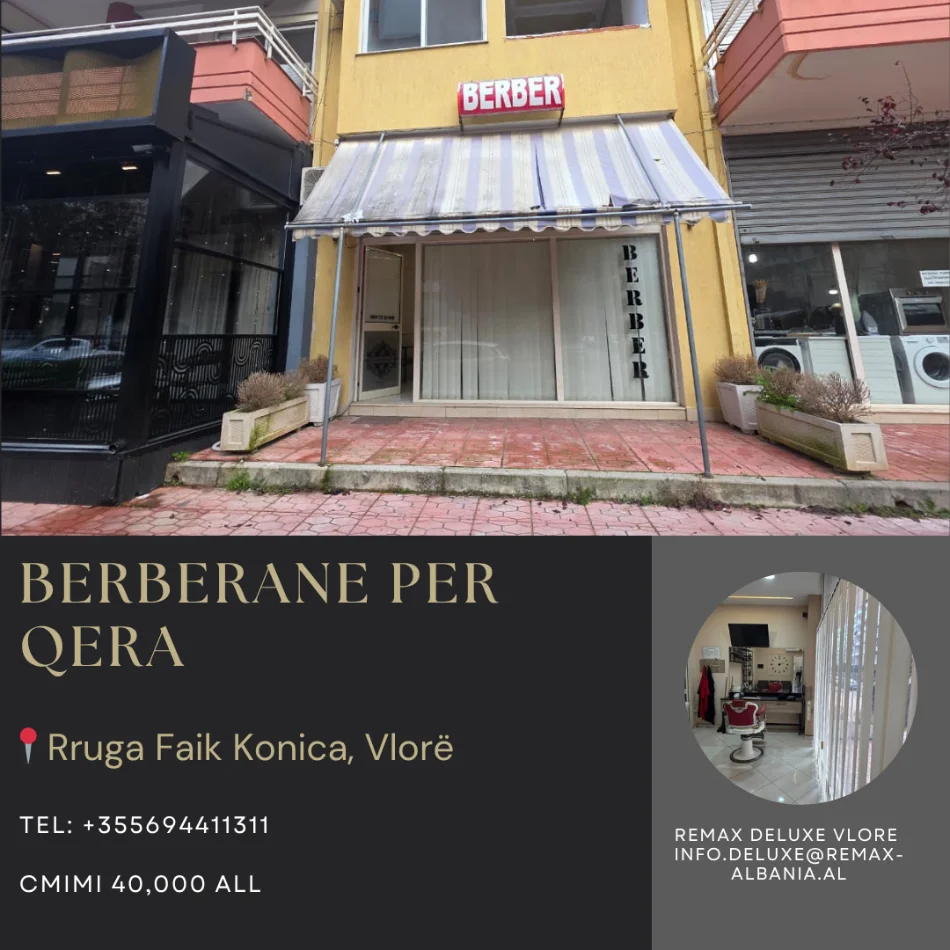 Vlore, jepet me qera dyqan Kati 0, 25 m² 425 € (Rruga Faik Konica, Vlorë)