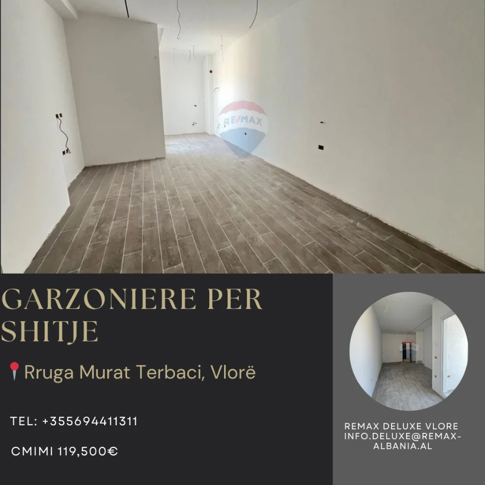 Vlore - Lungomare, shitet garsonier 1+1 Kati 5, 46 m² 119.500 € (Lungomare, Vlorë)