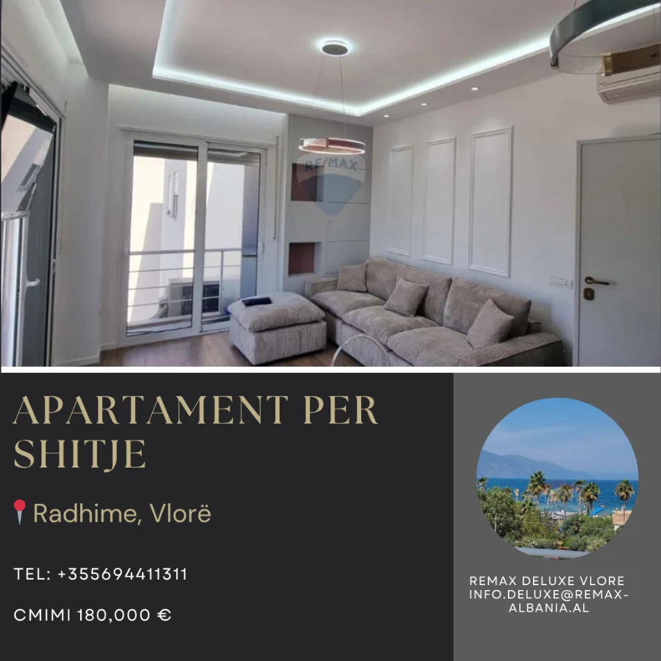 Vlore - Lungomare, shitet apartament 1+1 , 65 m² 180.000 € (Radhime, Vlore)
