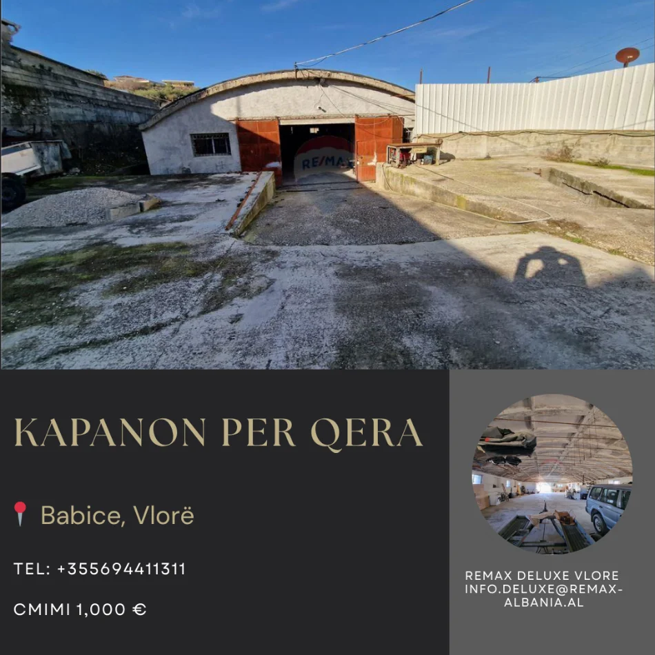 Vlore, jepet me qera magazine Kati 0, 532 m² 1.000 € (Babice, Vlore)