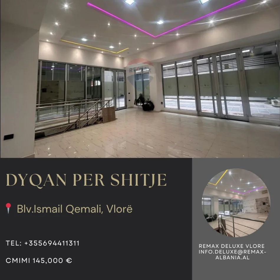 Vlore, shitet ambjent biznesi Kati 0, 112 m² 145.000 € (Blv. Ismail Qemali,Conad, Vlore)