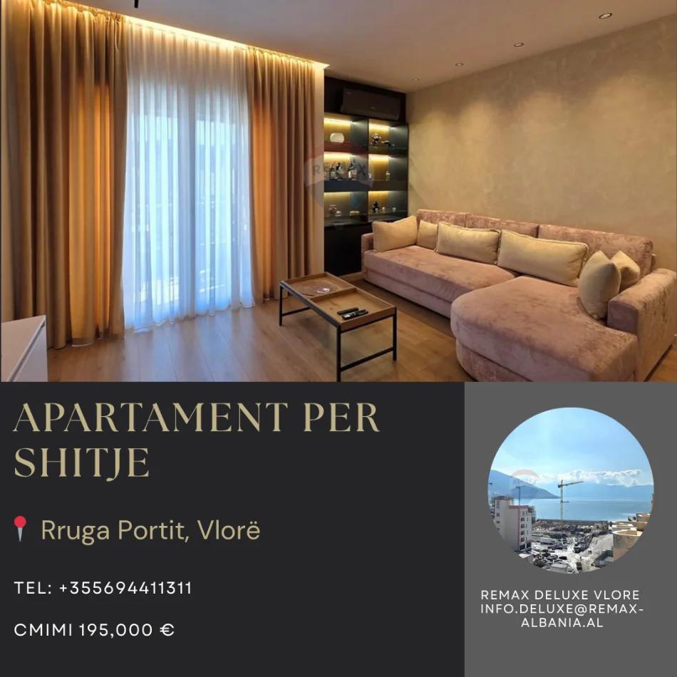 Vlore, shitet apartament 1+1+Ballkon Kati 10, 85 m² 195.000 € (Rruga Kosova, Skele, Vlore)