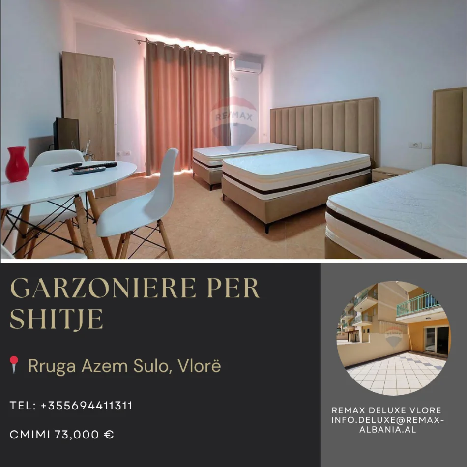Vlore - Lungomare, shitet garsonier Studio Kati 0, 61 m² 73.000 € (Rruga Azem Sulo, Vlore)