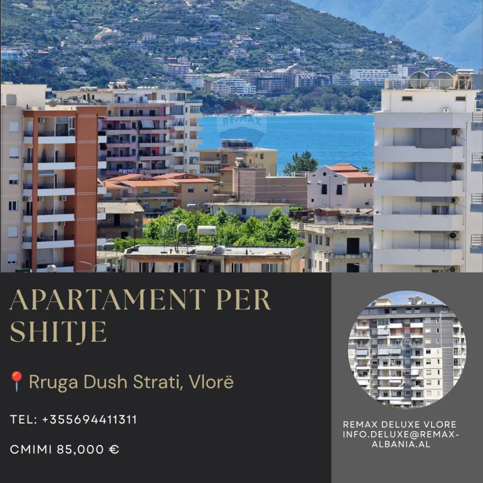 Vlore, shitet apartament 1+1 , 74 m² 85.000 € (Rruga Dush Strati, Vlore)