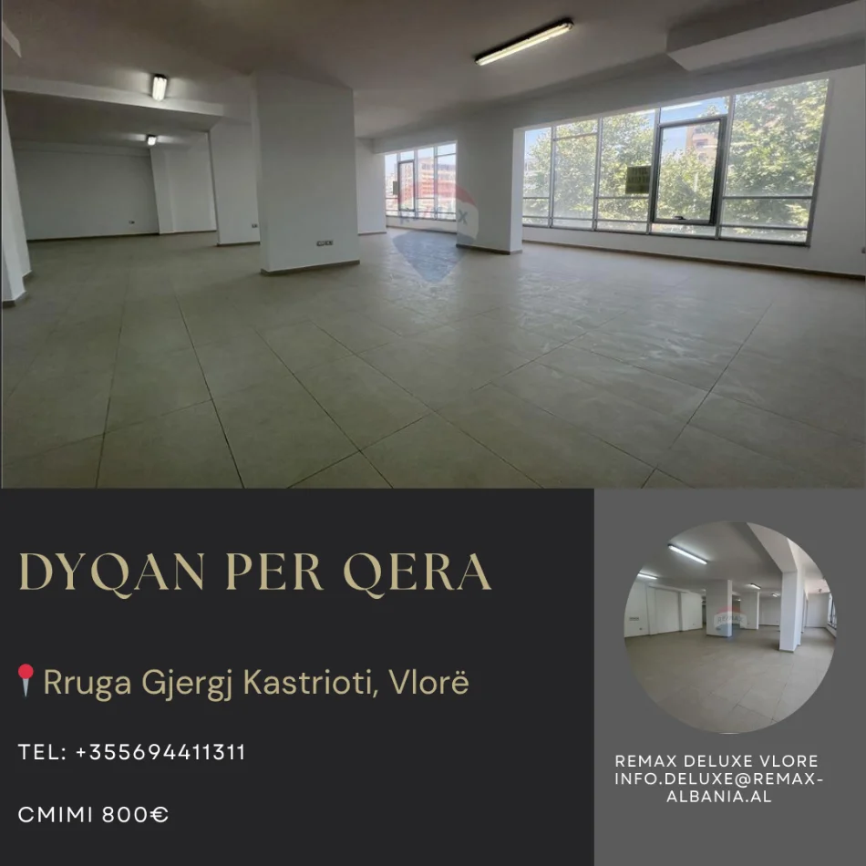 Vlore, jepet me qera ambjent biznesi Kati 2, 225 m² 800 € (Rruga Gjergj Kastrioti (Transballkanike), Vlorë)