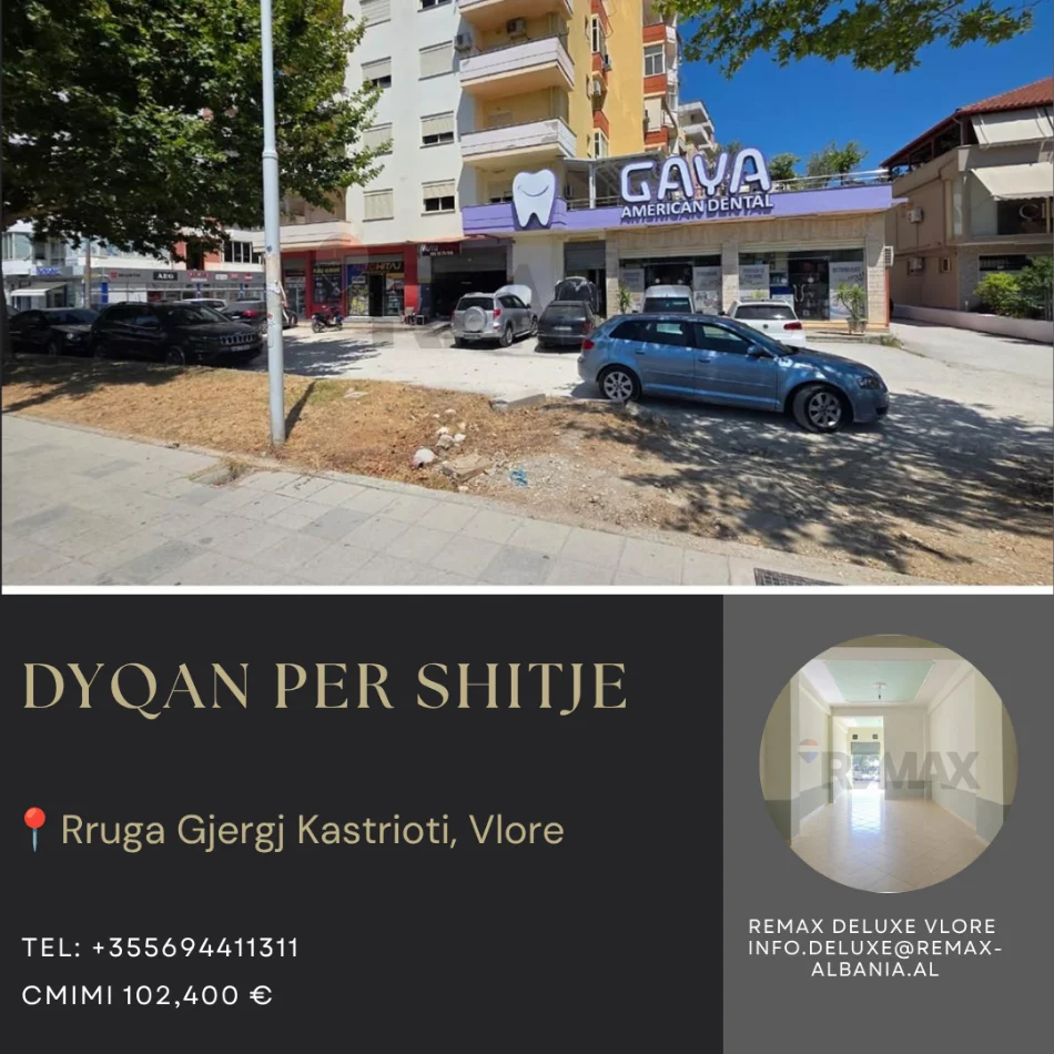 Vlore, shitet dyqan Kati 0, 51 m² 102.400 € (Rruga Gjergj Kastrioti (Transballkanike), Vlorë)