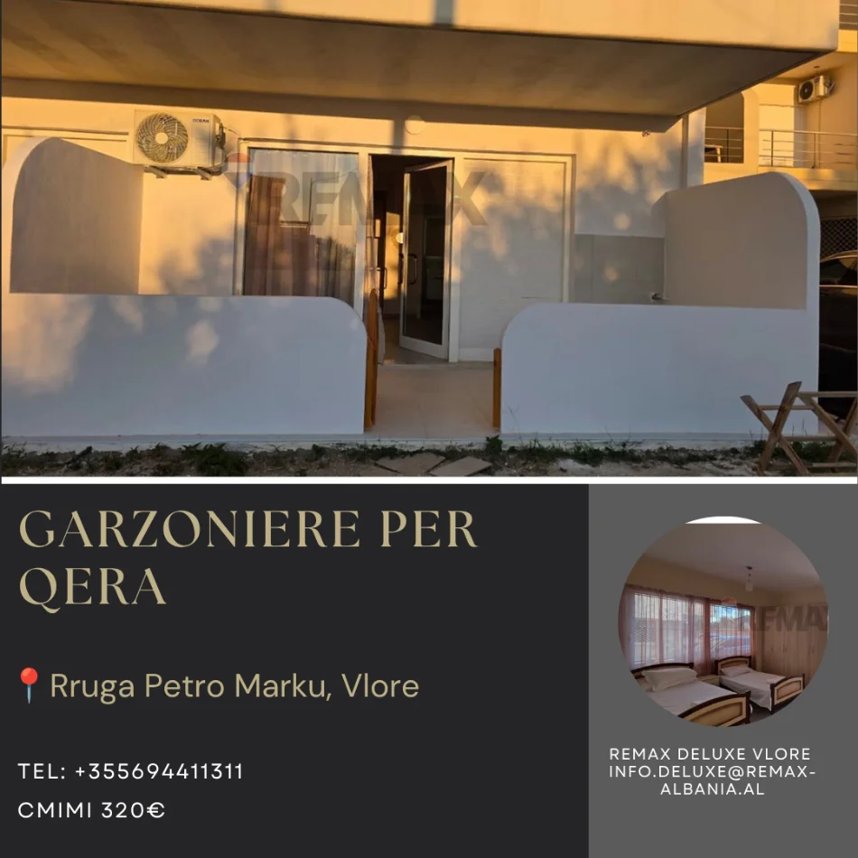 Vlore - Lungomare, jepet me qera garsonier Studio Kati 0, 40 m² 320 € (Rruga Petro Marko, Vlore)