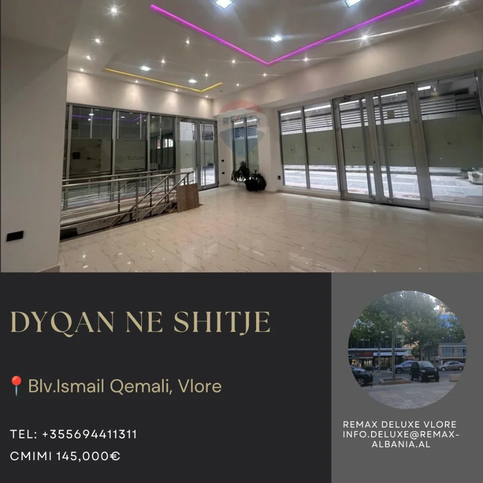 Vlore, shitet ambjent biznesi Kati 0, 112 m² 145.000 € (Blv. Ismail Qemali,Conad, Vlore)