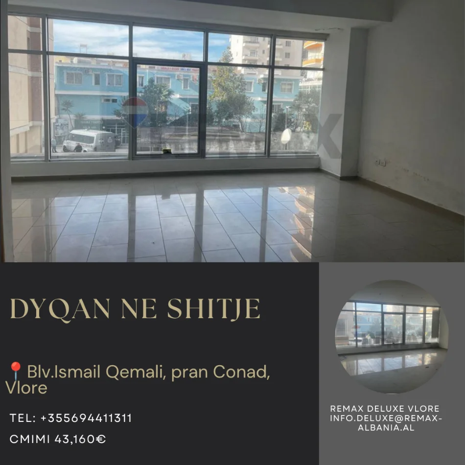Vlore, shitet ambjent biznesi Kati 2, 33 m² 43.160 € (Rruga Saduk Zotaj, Blv Isamil Qemali, Vlore)