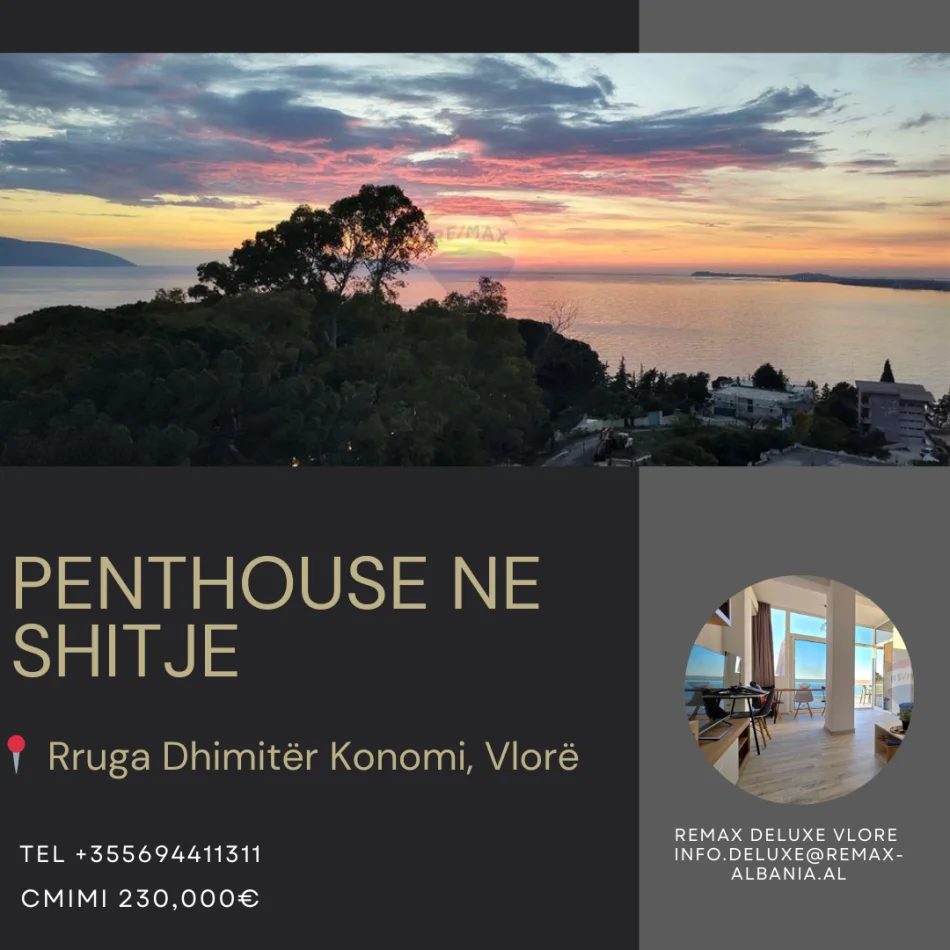 Vlore - Lungomare, shitet 2+1 , 117 m² 230.000 € (Rruga Dhimitër Konomi, Vlorë)
