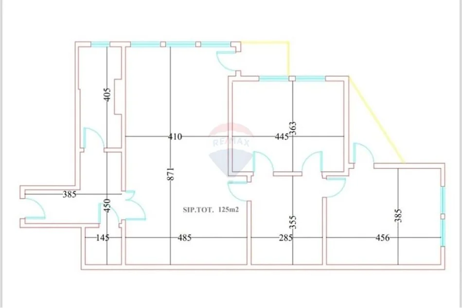 Tirane, jepet me qera zyre Kati 3, 140 m² 1.300 € (Stadiumi Air Albania)