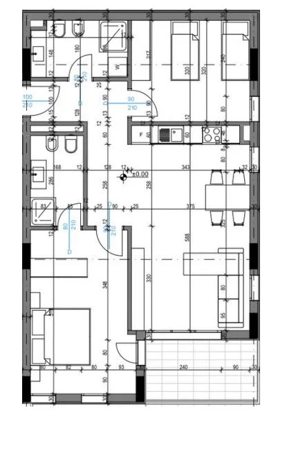 SHITET: 2+1+2wc+Oborr (150m2) & Post Parkimi 📍 San Nicolas - Palase ( S. 94,1m2 ) 📌ME HIPOTEKE - **Mundesi Kredimi & Pagese me Keste**  🪐 (377.100 Euro)