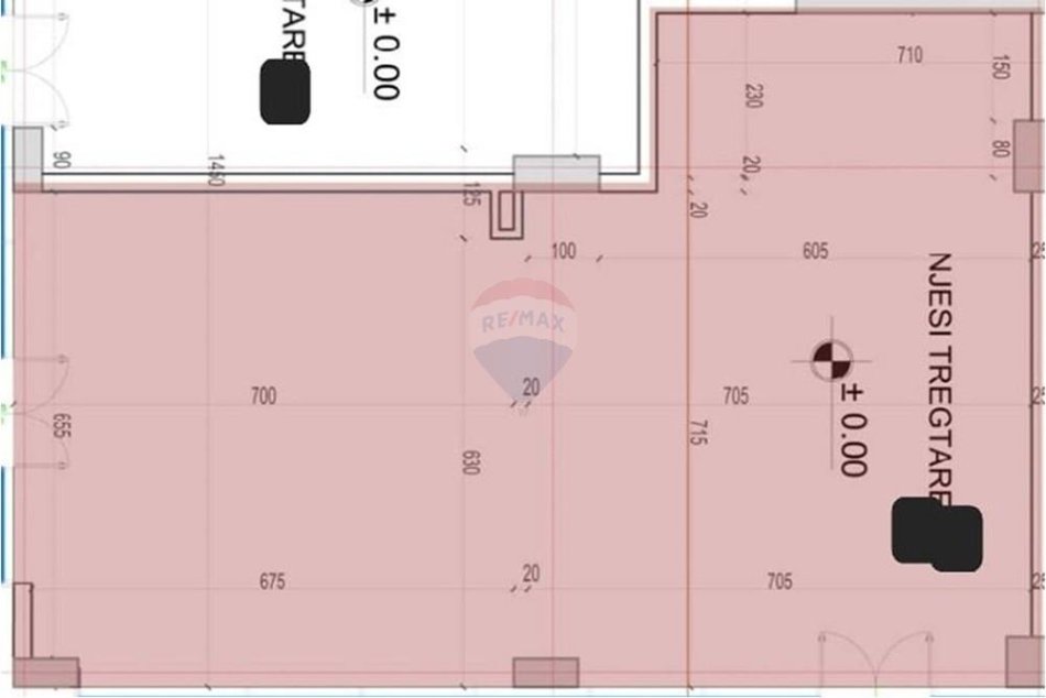 Tirane, shitet dyqan Kati 0, 115 m² 567.500 € (Xhanfize Keko)