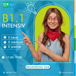 Tirane, kurse gjuhe gjermanisht Regjistrimet për Kursin B1.1 kanë Filluar!