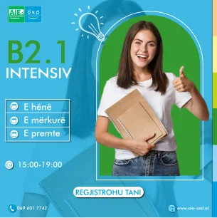 Tirane, kurse gjuhe gjermanisht Fillojnë Regjistrimet për Kursin B2.1 Intensiv!