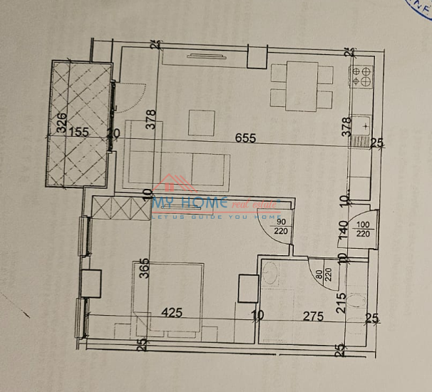 Tirane, shitet apartament 1+1+Ballkon Kati 1, 71 m² 126.000 € (Dritan Hoxha)