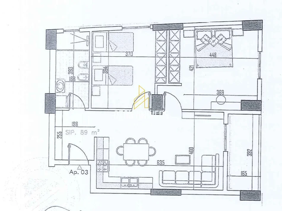 Shqiperi, shitet apartament 2+1+Ballkon Kati 5, 70 m² 129.050 € (Paskuqan)