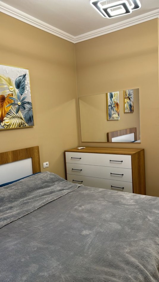 Tirane, jepet me qera apartament 1+1+Ballkon Kati 7, 65 m² 500 € (Rruga 5 maji Tirane)