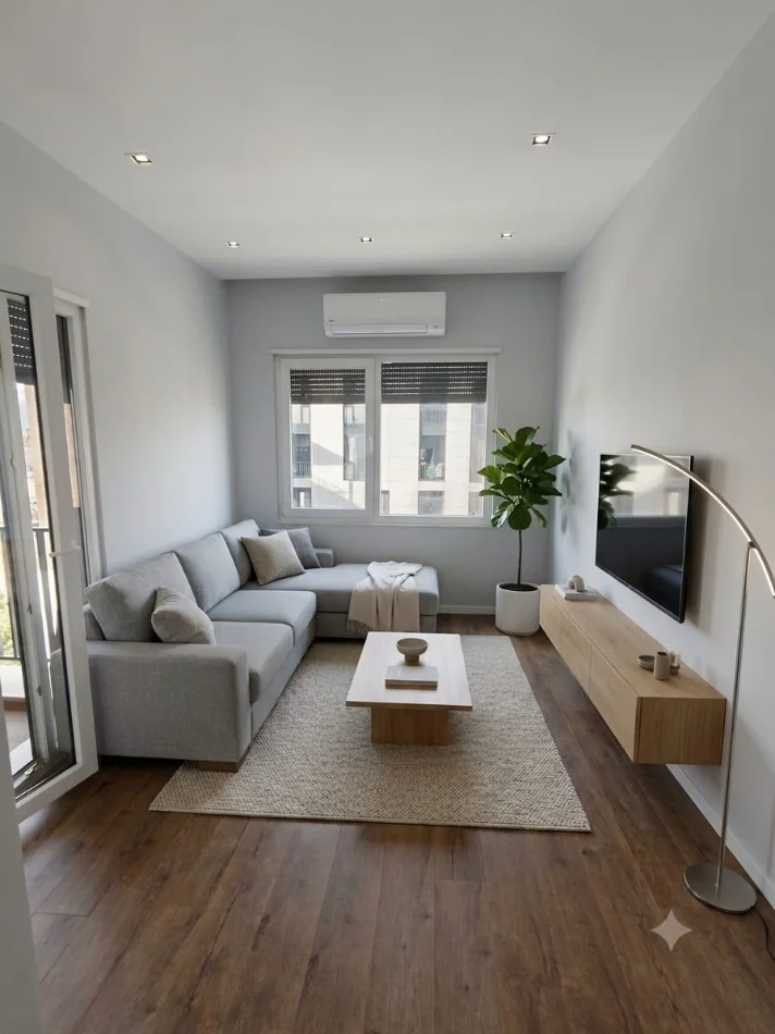 Tirane, jepet me qera apartament 1+1 Kati 5, 550 € (misto mame)