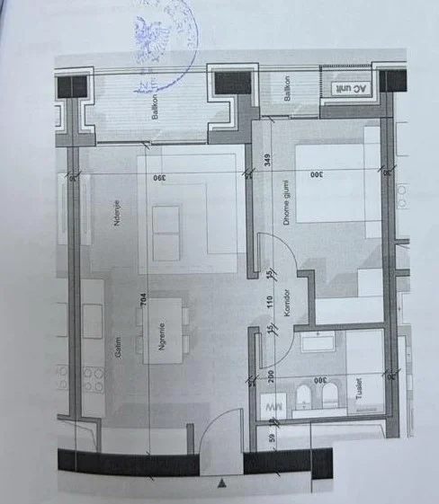 Tirane, shes apartament 1+1+Ballkon Kati 10, 82 m² 206.000 € (Tirana Boulevard)