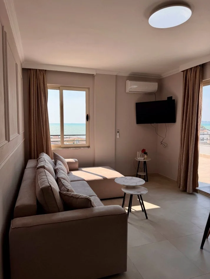 Golem, jepet me qera apartament+verande | Penthouse 1+1+Ballkon Kati 4, 90 m² 800 € 