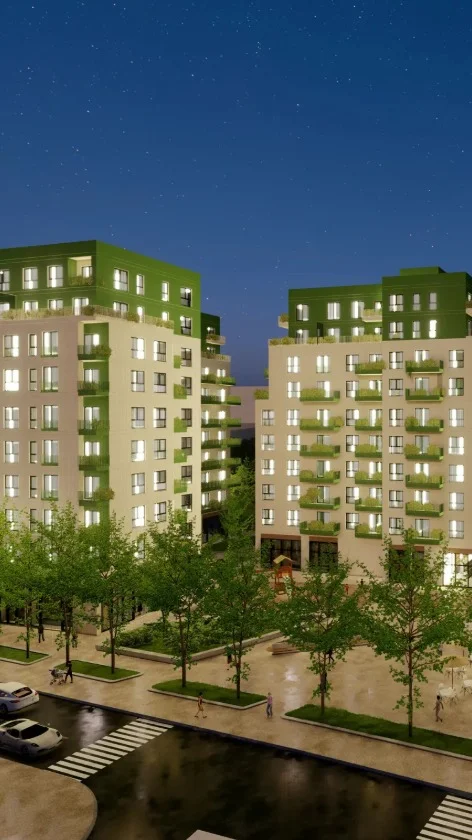 Tirane, shitet apartament 1+1+Ballkon Kati 3, 73 m² 109.650 € (ne Kompleksin Viva)