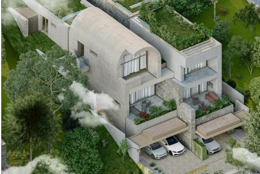 Dhermi, shitet Vile 4+1+Ballkon Kati 2, 328 m² (Green coast 2, Dhermi)