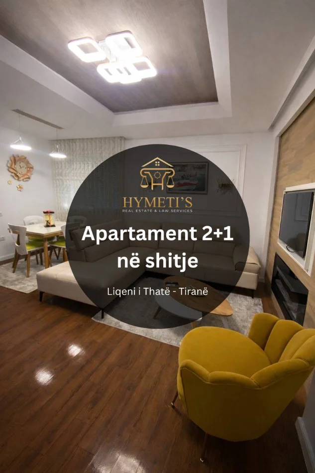 Tirane, shitet apartament 2+1 Kati 4, 93 m² 200.000 € (Liqeni i Thatë)