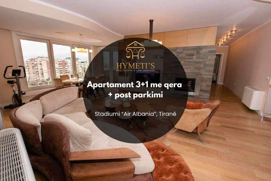 Tirane, jepet me qera apartament 3+1+Ballkon Kati 10, 180 m² 2.200 € (prane Stadiumit Air Albania)